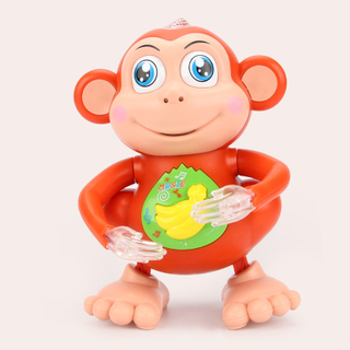New Children's Electric Dancing Monkey Singing Cartoon Toys Swing Walking Monkey Toy Phone Musical Toys For Baby Toddler Gift