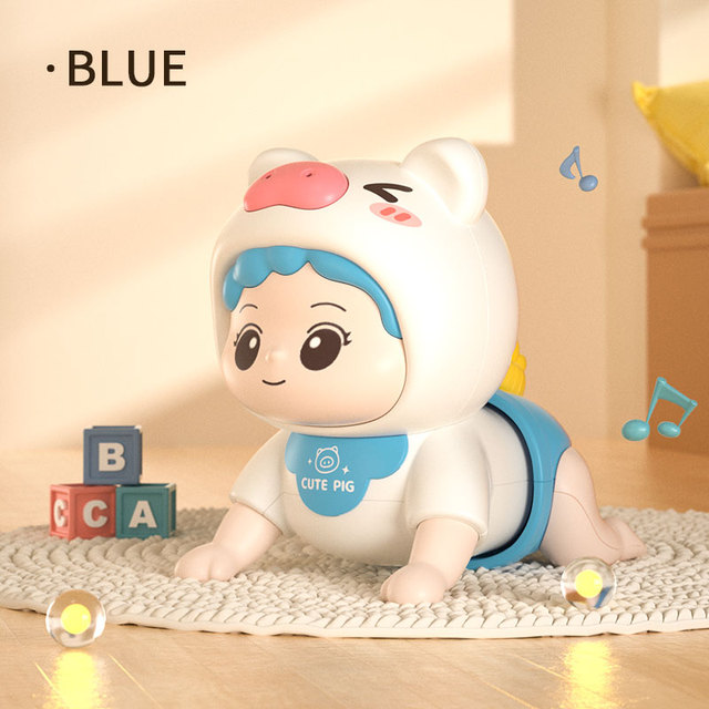 Baby Crawling Guide Toys Training Party Up Crawling Baby Electric Learning To Climb Music Early Education Doll