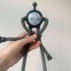 Stretchy Tube Robot Puzzle Toy Novelty Creative Cartoon Suction Cup Springs Telescopic Robot Shape Toys Kids Gifts Party Favor