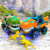 Dinosaur Car Electric Dancing Deformation Rotating Universal Boy Toy Child Kid Girl Car Christmas Birthday Gift