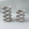 Simple Wholesale Custom Luxury Conical Vertical Texture Hotel Home Decoration Ceramic Vase Ornaments