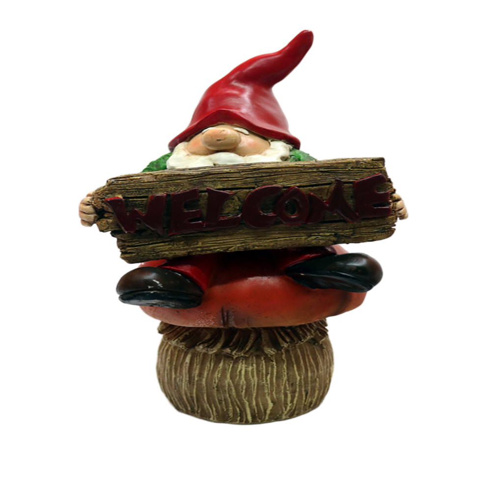 2025 Wholesale Mini Middle Finger Garden Gnome Resin Outdoor Figurines Garden Decor for Fairy Party Christmas Gnomes Decoration