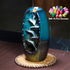 With 10Cones Free Gift Waterfall Incense Burner Ceramic Incense Holder