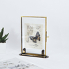Metal Glass Photo Picture Frame Flower