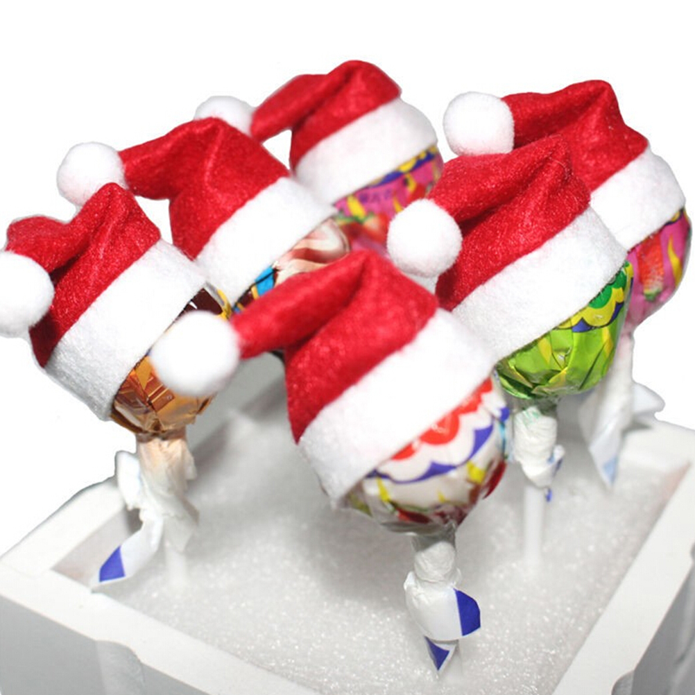Party Decoration Supplies Santa Topper Non Woven Topper Christmas Hat