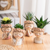Nordic Flower Pots Cute Girl Decorative Planters Succulents Cactus Flower Pot Decorative Planters for Plants Home Decor Gift