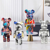 Bearbrick Statue Bear Statues And Sculptures Figure Ornaments Nordic Room Home Decor Figurines for Interior Easter Decoration