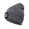 USB Rechargeable Headlamp Cap Led Running Beanie Winter Knitted Hat Night Flashlight LED Beanies