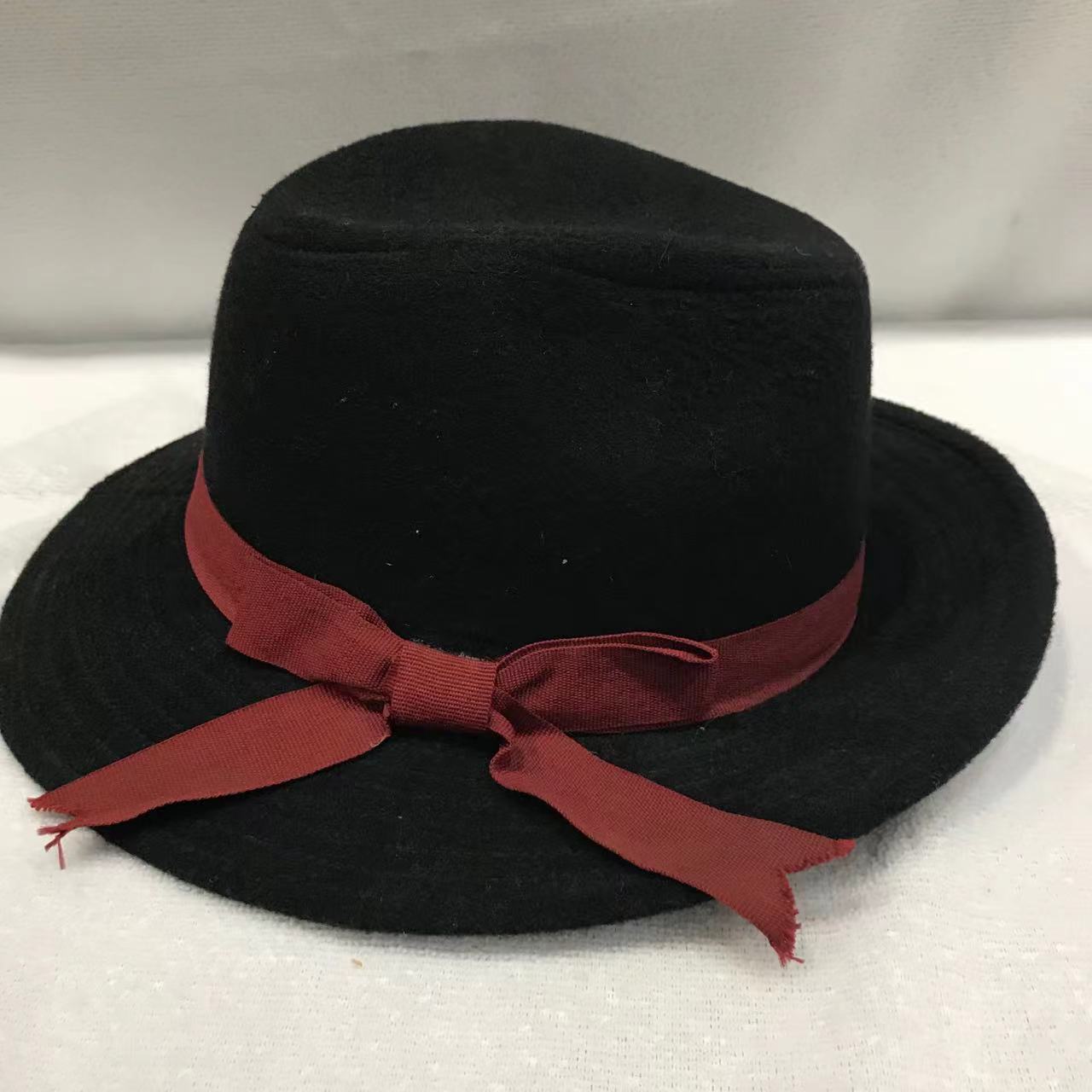 High Quality Custom Multiple Colors Top Hat Formal Hats Wool Brim Color