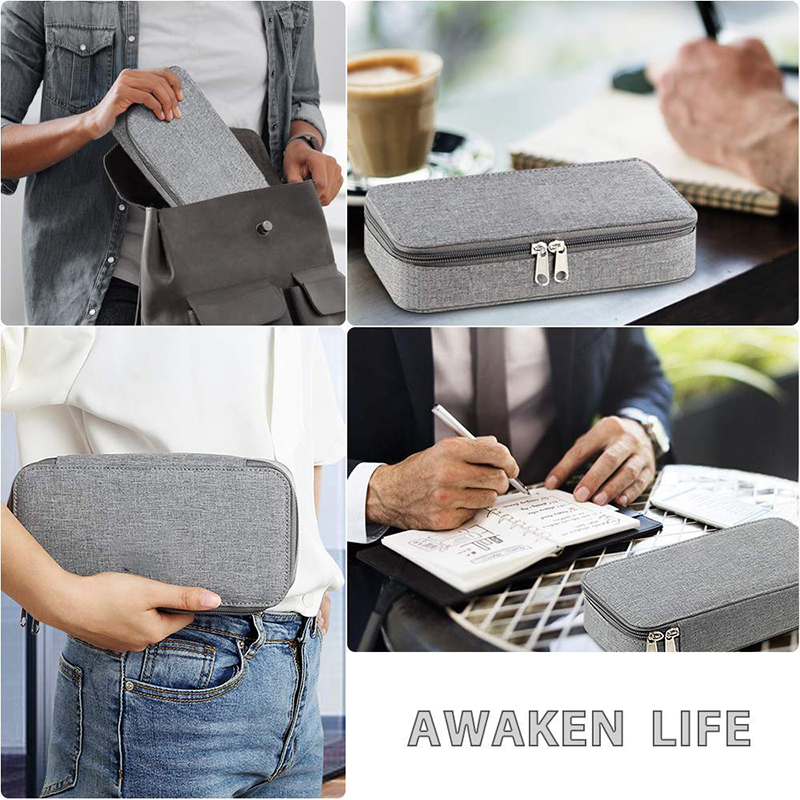 Least MOQ Free Sample Custom Print Logo / Size Promotion Pen Holder Felt Pencil Case With Zipper