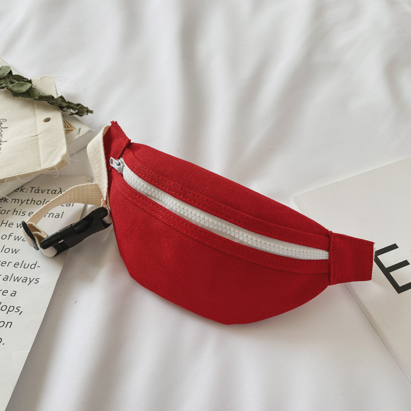 Children's Bag 2024 New Cute Baby Waist Bag Kids Girl Boy Red Fanny Pack Toddler Waist Packs Belt Bag Mini Coin Purse Phone Bag