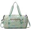 Gym Yoga Sport Dance Bag For Girl Boy Graffiti Letters Printing Travel Fitness Dry Wet Waterproof Crossbody Deffle Bag