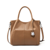 100% Cowhide Genuine Leather Tote Handbags For Women 2024 Trend Designer Large Capacity Ladies Shoulder Crossbody Bags