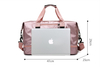 Large Capacity Women Gym Bags Pearlescent Sports Fitness Training Handbag With Shoes Pocket Waterproof Yoga Travel Duffel Bag