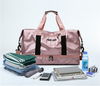 Large Capacity Women Gym Bags Pearlescent Sports Fitness Training Handbag With Shoes Pocket Waterproof Yoga Travel Duffel Bag