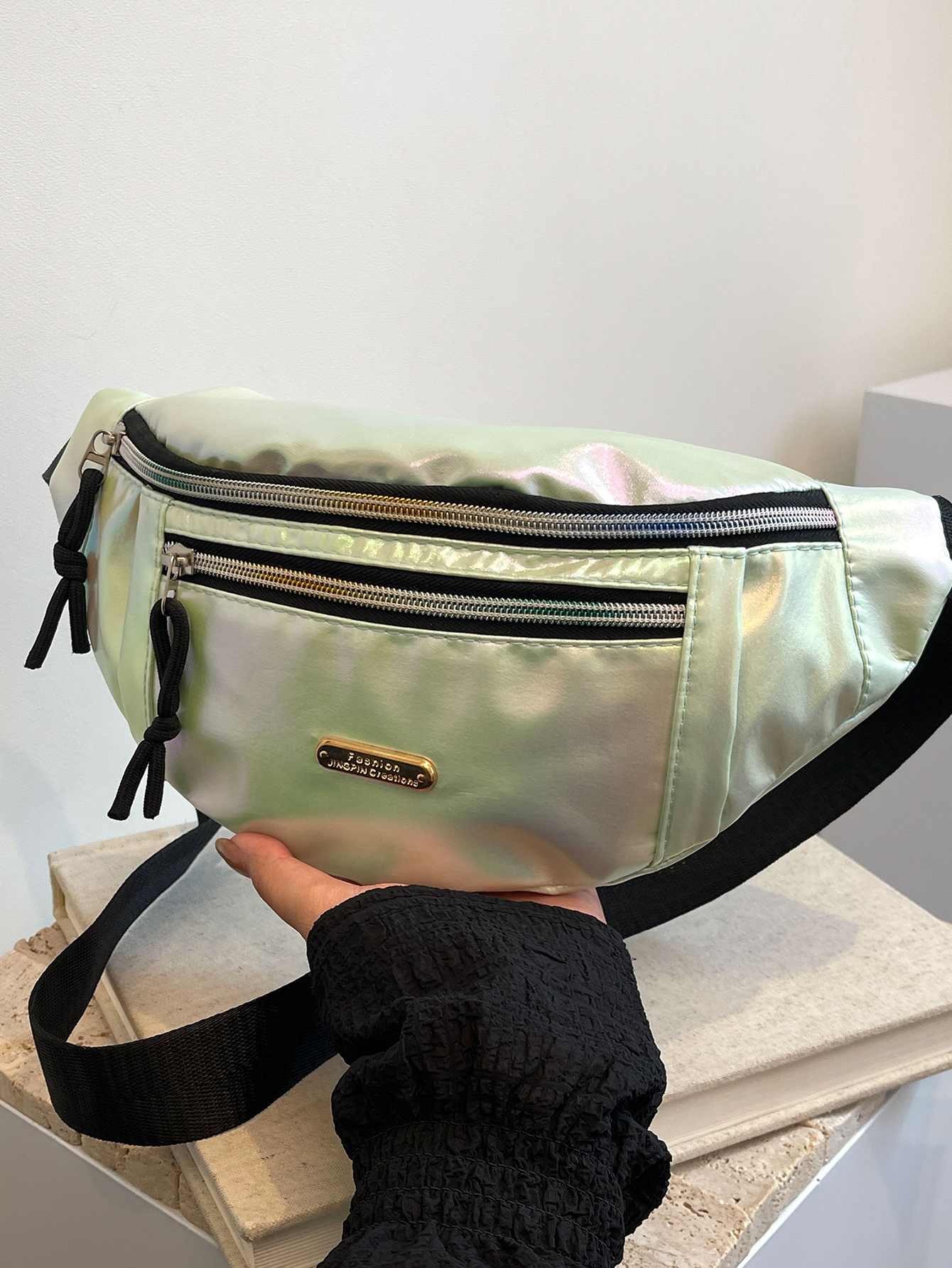 Fanny Pack for Men Women,Crossbody Waist Bag Pack,Belt Bag for Travel Walking Running Hiking Cycling,Easy Carry Any Phone,Wallet