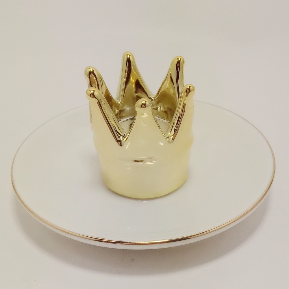 Alpaca Ring Holder Wedding Llama Jewelry Tower Ceramic Dish Plate Jewel Championship Ring Display Organizer Trinket Tray