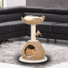 Modern Pet Cat Furniture Wooden Sisal Cat Tree Scratch Post Climbing Frame Toy Cat Tree House Tower Nest