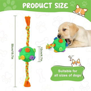 Factory Wholesale Interactive Pet Toys Dog Snuffle Toy Ball Slow Feed Food Dispenser Training Toy for Dogs