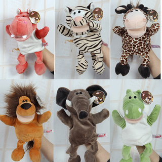 Hand Puppets Storytelling Teaching Preschool Role-Play Plush Toy Animal Friends Deluxe Kids Hand Puppets