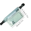 3 Layers High Waterproof Mobile Phone Bag Valuables Belt Bag For Beach Swimming Snorkeling with Adjustable Waist Strap Dry Bag