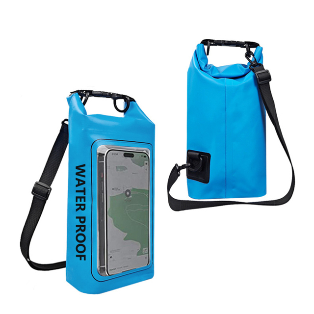 2L Swimming PVC Pack Dry Bag Touch Screen Outdoor Waterproof Shoulder Kayak Bags Trekking Drifting Rafting Surfing Boating Bag