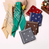55CM Cotton HOT Cashew Flowers HipHop Printed Bandana Men Women Outdoor Headbands Band Wrist Wraps Amoeba Scarves Hair Accessory