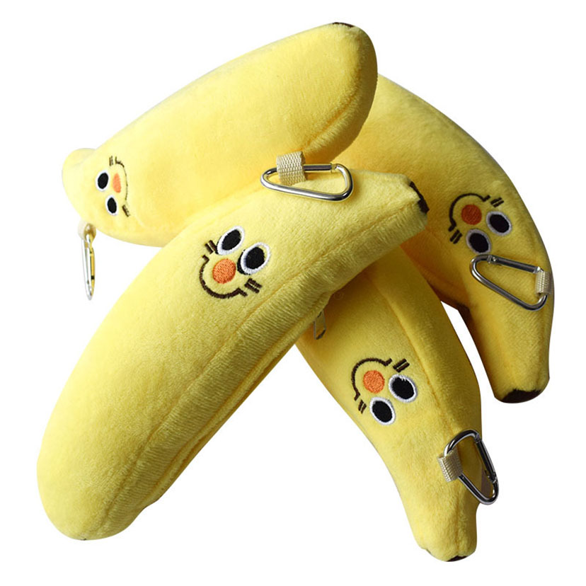 Kawaii Pencil Cases Banana Pencil Case Trousse Scolaire Plush Stationery Estuche Escolar School Accessories Cute School Supplies