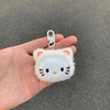 Plush Keychains Sanrio Creative Embroidered Pendant Schoolbag Keyrings Backpacks Decoration Christmas Gift for Friend