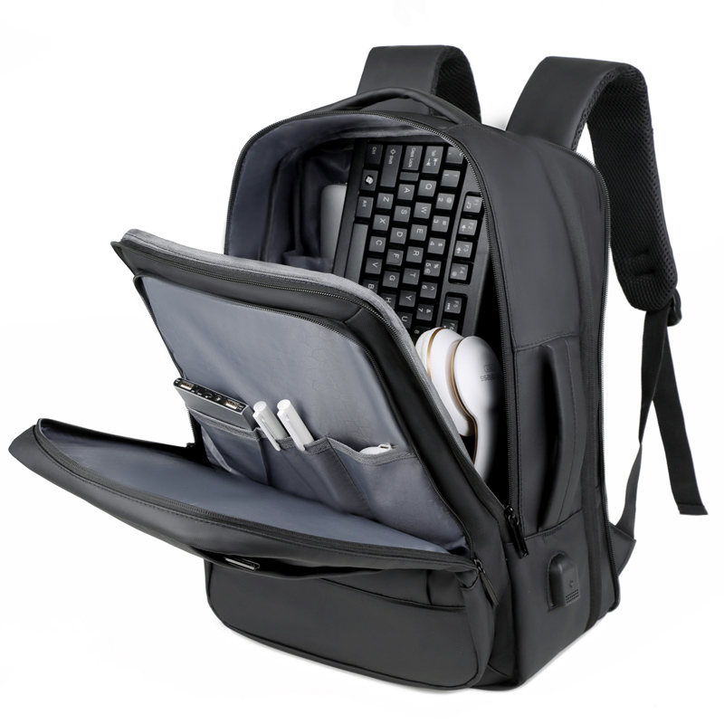 Super Charging Large Capacity Bags Business Multifunctional Backpacks Expandable Airplane Travel Backpack Laptop Bag Luggage Man