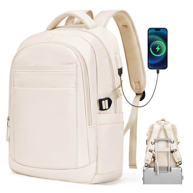 Travel Backpack for Women, 14 Inch Anti Theft Laptop Backpack for Work, Water Resistant College Bookbag with USB Charging Port