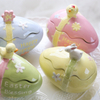 Creative Easter Egg Bunny Storage Jar Sundries Hand-painted Jewelry Box Ceramic Decorations Small Ornaments