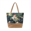 Women's Messenger Bag Leaves Printed Canvas Handbags Large Capacity Totes Fashion Ladies Portable Zipper Beach Shoulder Bag