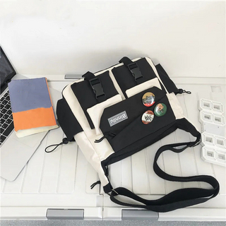 Casual Nylon Crossbody Bag For Men Women Teen Messenger Bag, Student Commuter Single Shoulder Bag For Travel Daily Use