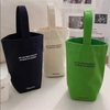 100Pcs/Lot Wholesale mini coffee canvas tote bag cotton shopping fashion bag Cotton handle bag