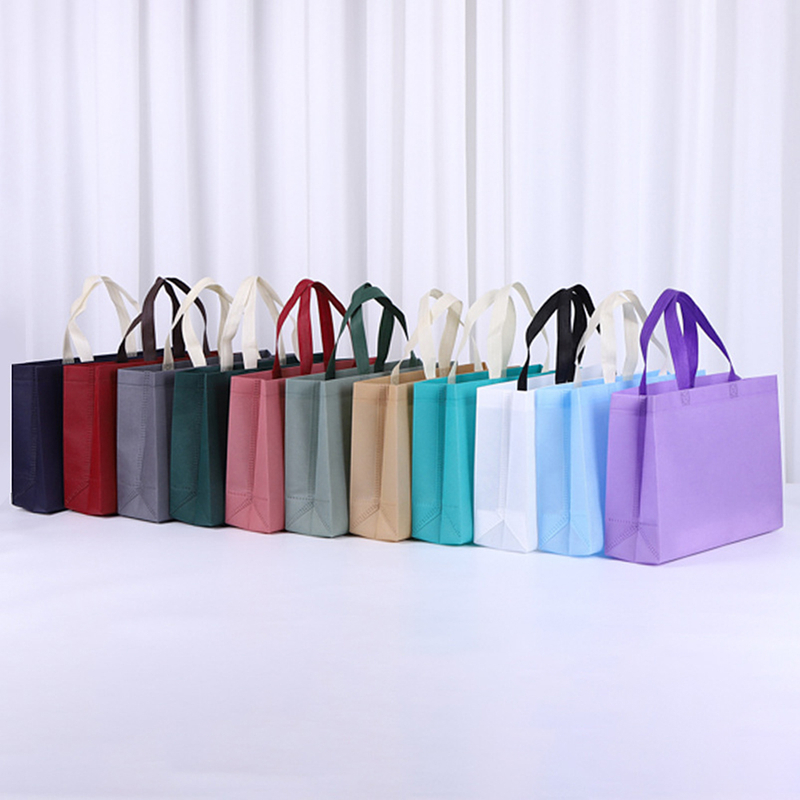 Reusable Shopping Bag Foldable Tote Grocery Bag Large Capacity Non-Woven Travel Storage Eco-friendly Bags Women Shopping Handbag