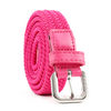  New Casual Kids Belt Woven Stretch Solid Color Men's Fashion Knit Pin Buckle Belt For Boys Girls Designer Belts Wholesale
