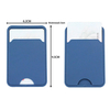 Silicone Business Credit Pocket Adhesive Mobile Phone Back Slot ID Bank Card Phone Pouch Phone Back Paste Sticker Card Holder