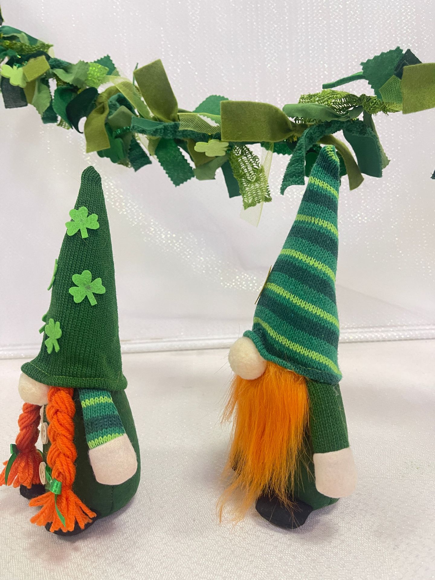 Irish St. Patrick's Day Trifolium Goblin Ornament Dwarf Faceless Doll Decoration