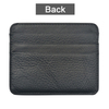 Genuine Leather ID Pocket Bank Credit Card Case Thin Card Wallet Cash Cards Pack Bus Card Holder 1PC