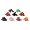 1PC Dolphin Statue Natural Tiger Eye Crystal Healing Stone Carving Gems Animal Figurine Crafts Home Decor Ornament Gifts