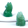 Mini Gemstones Dog Statue Natural Healing Crystal Mineral Animal Figurine Stone Carving Ornament Energy Carft Home Decor