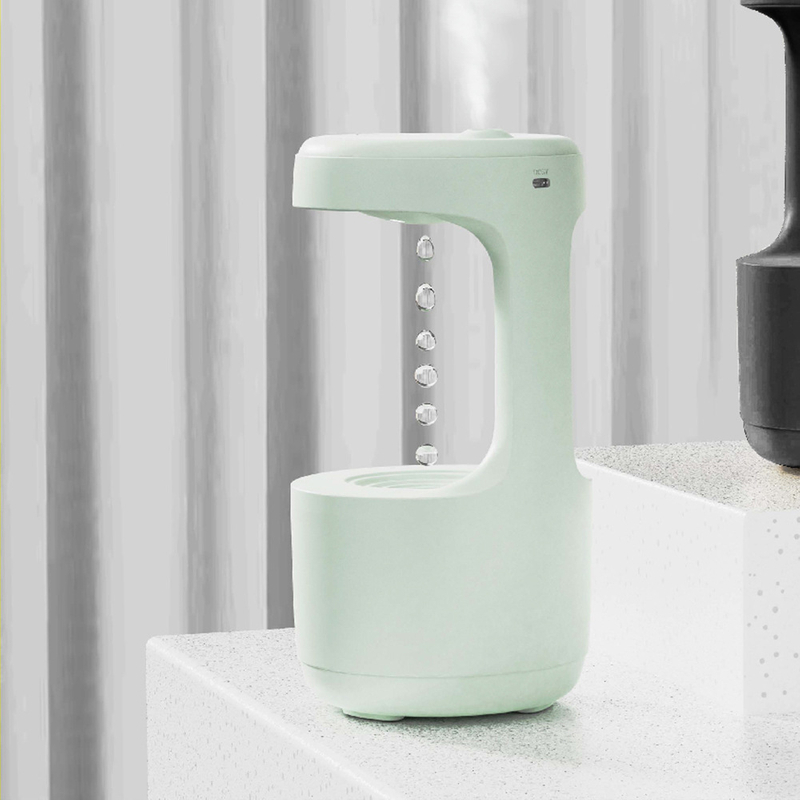 Heavy Fog Spray Anti Gravity Water Droplets Office Desktop Bedroom Atmosphere Light Humidifier Gift Customization