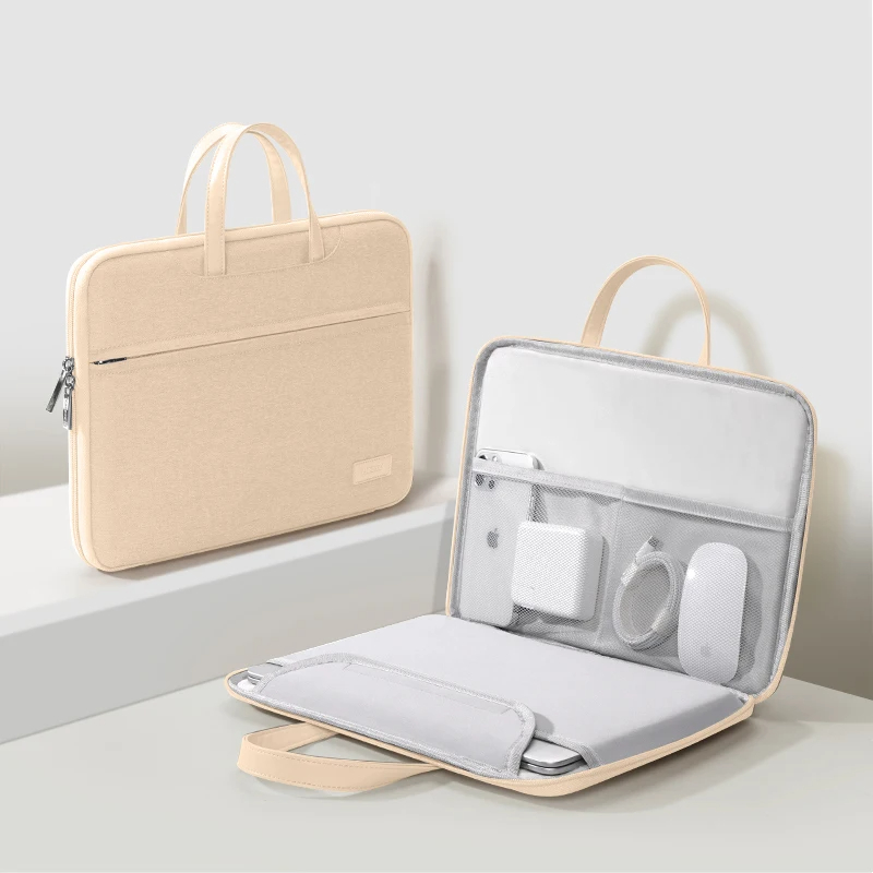 Notebook Pouch Laptop Bag Women Elegant 13.3 14 16 Inch Portable Laptop Sleeve Macbook Pro Case Handbag Briefcase Bag Travel