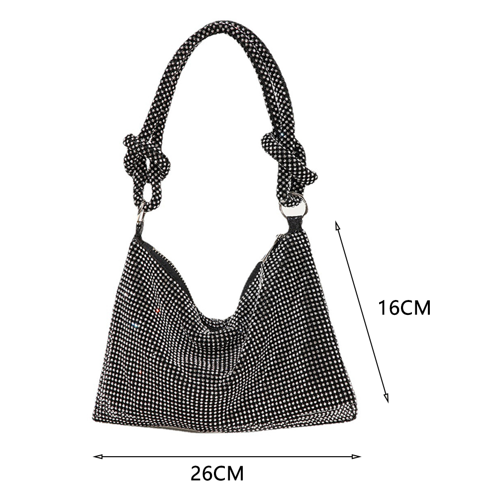Women Shiny Rhinestone Dinner Bag New Party Wedding Purses Luxury Full-Diamond Ladies Handbag Designer Sparkly Evening Bags