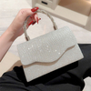 Bright Silk Evening Bag Women Elegant Fashion Banquet Clutch Chain Shoulder Bags Luxury Purse Female Wedding Party Handbags