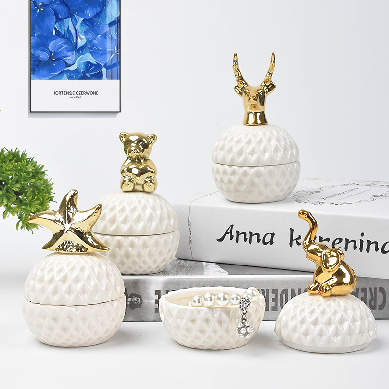 Best Sell Small Marble Design Ceramic Jewelry Box As Gift Packing for Stone Ring Box From Marble Box Supplier