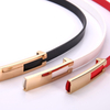  Fashion PU Leather Belt for Women Designer Metal Buckle Waist Strap Female Jeans Dress Trouser All-match Decorative Waistband