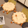 Super Cute Cushion Chair Butt Cushion Plush Toy Square Round With Rope Non-Slip Seat Cushion Office Home Send Gifts To Friends