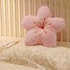  New Pink Sakura Plush Pillow Kawaii Flowers Plush Pillow Mat Lifelike Soft Cherry Blossom Cushion Plushie Props